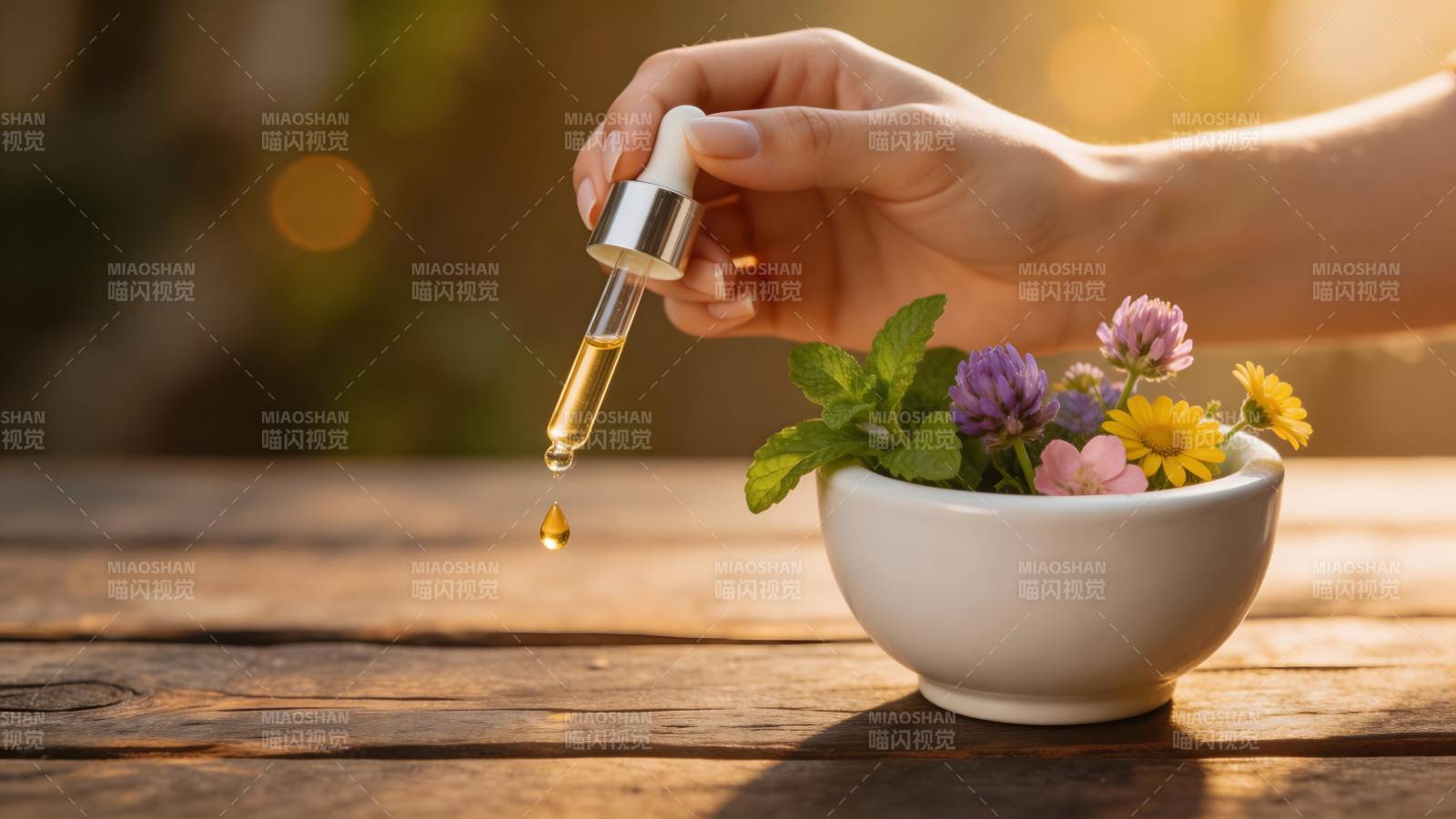 滴油入花盆图片