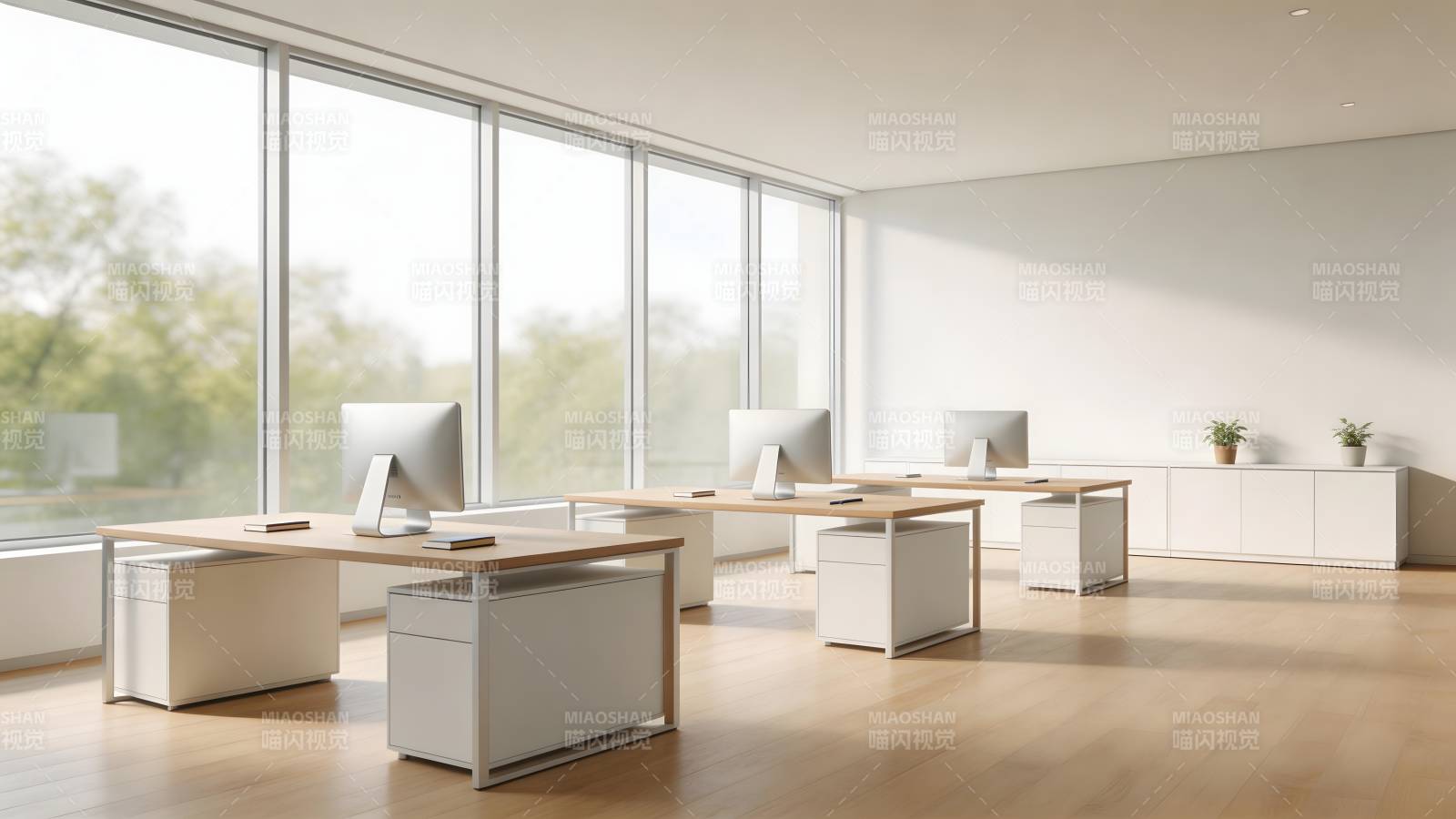 现代简约办公空间图片