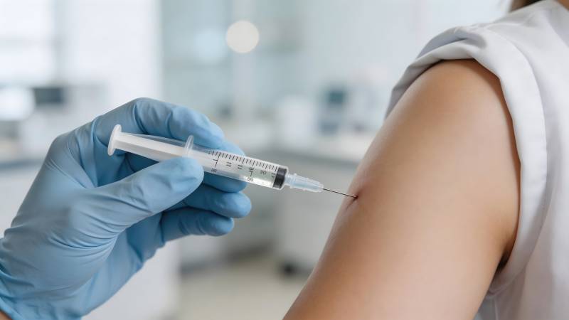 疫苗接种现场图片