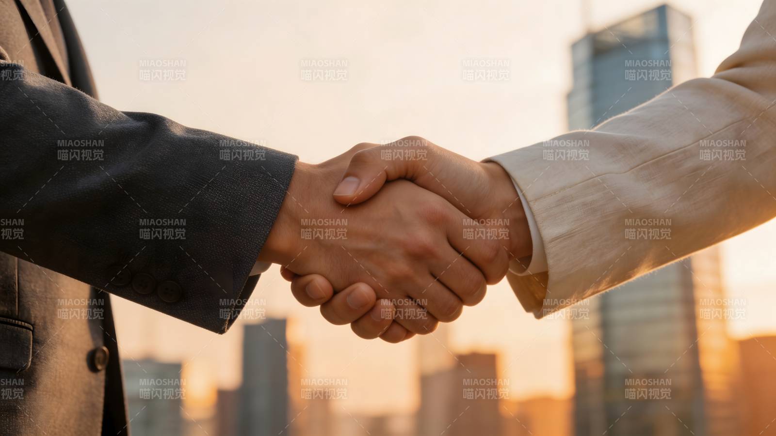 商务握手 合作双赢图片