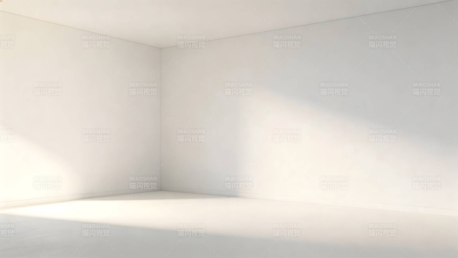 空旷的白色房间图片