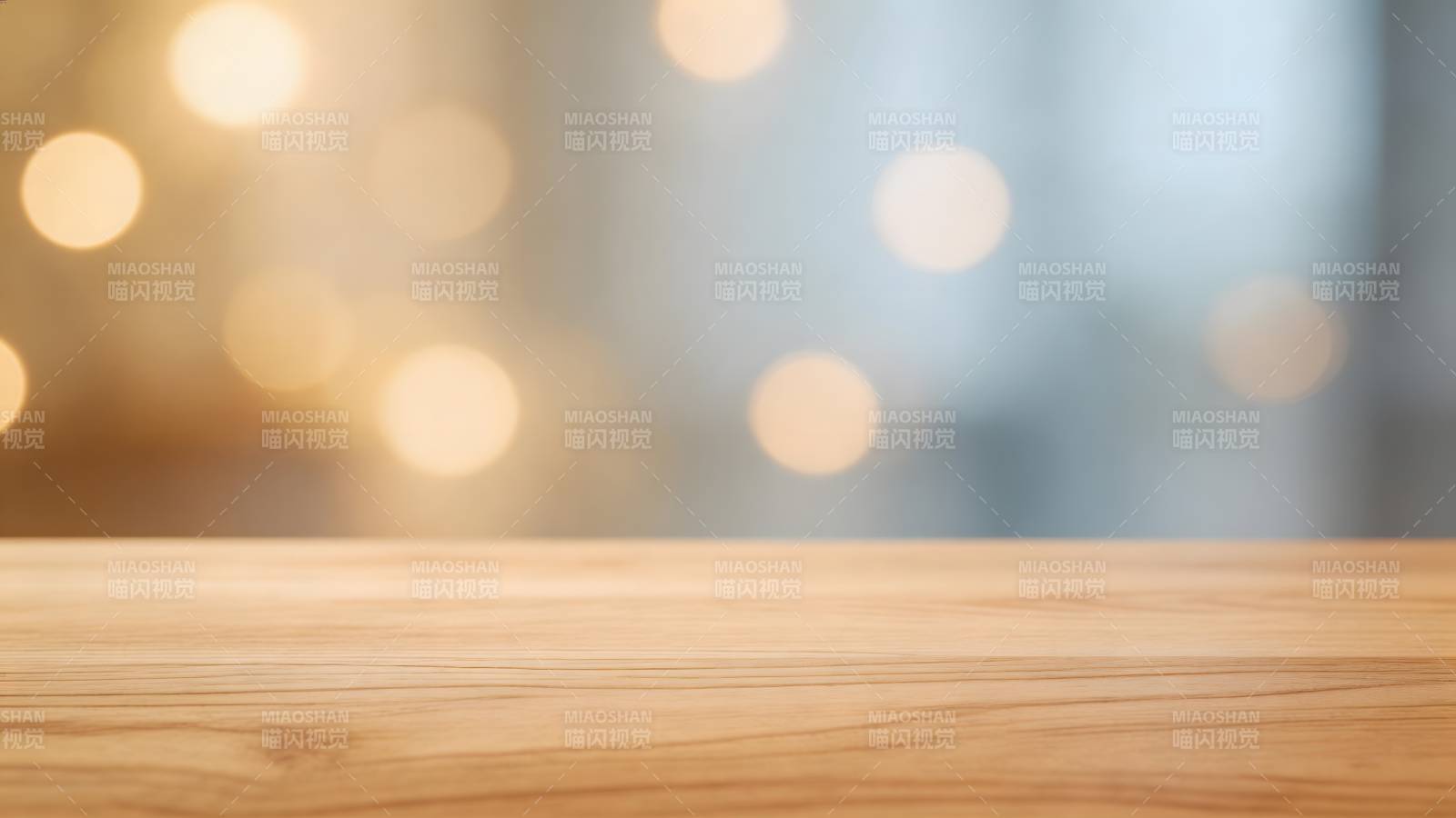 木质桌面背景光斑图片