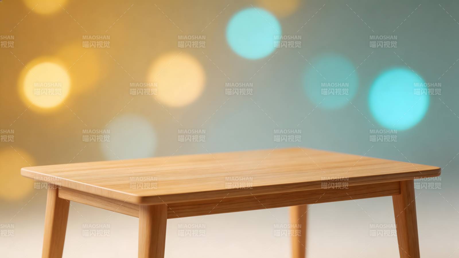 木桌光影背景图片
