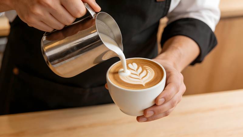 拉花艺术 咖啡之美图片