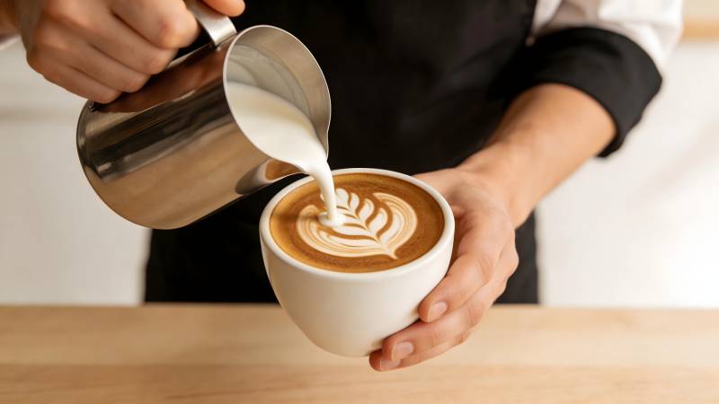 拉花艺术 咖啡之美图片