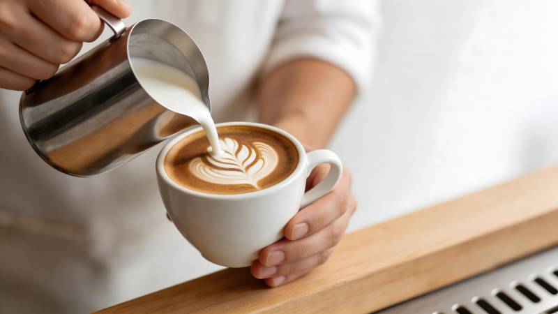 拉花艺术 咖啡之美图片