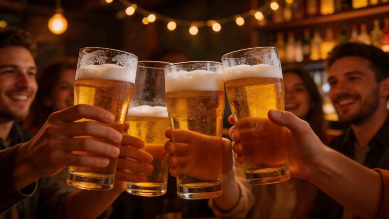 举杯共饮 欢聚时刻图片