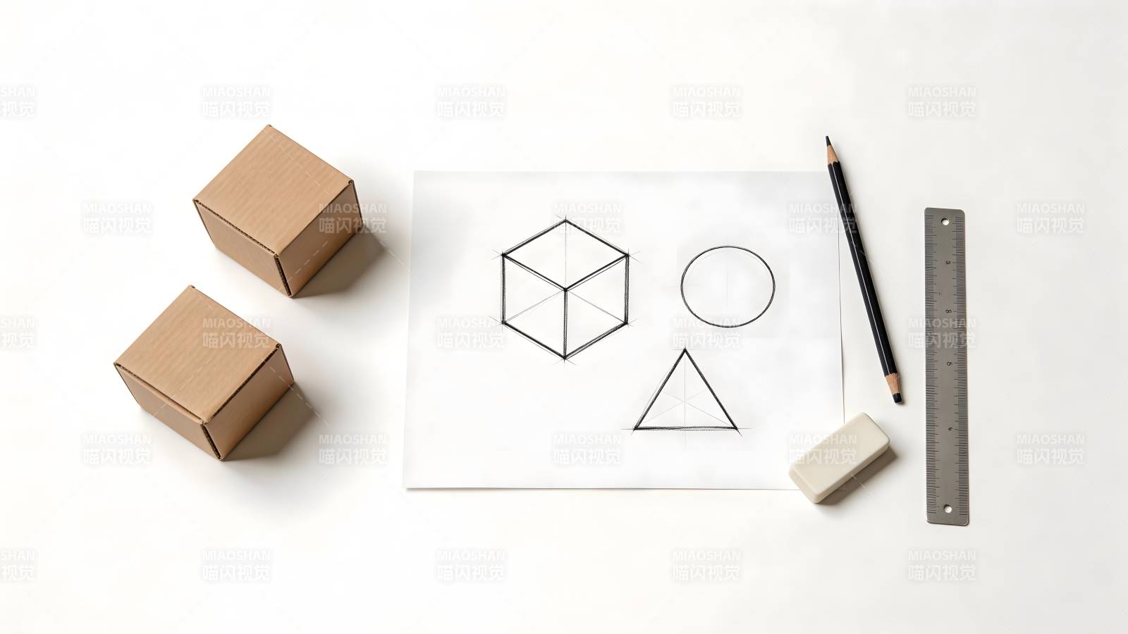 几何图形与工具图片