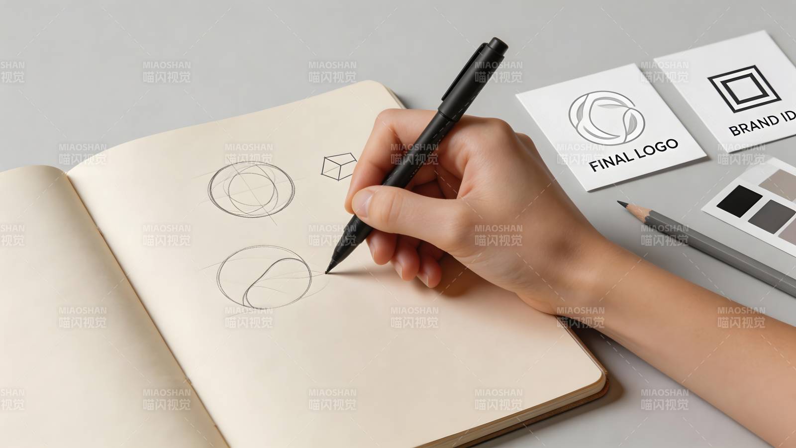 手绘品牌LOGO设计图片