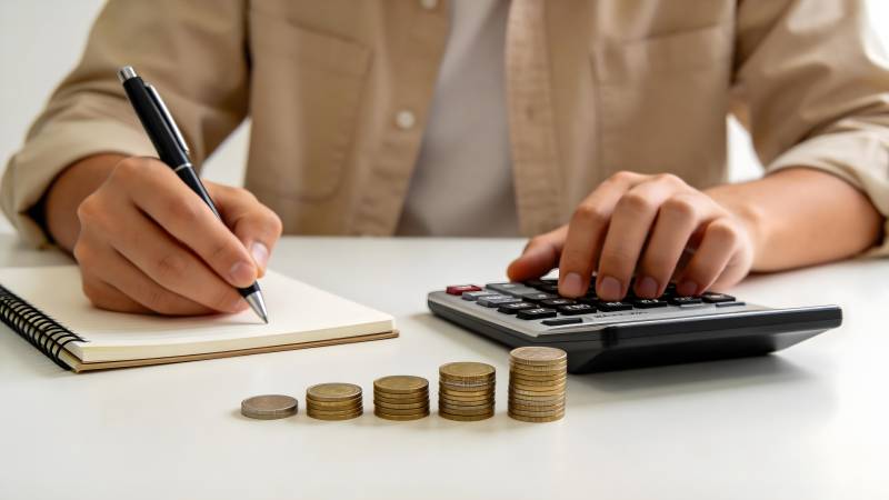 理财计算与记录图片