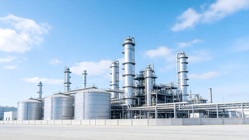 工业厂区全景图片