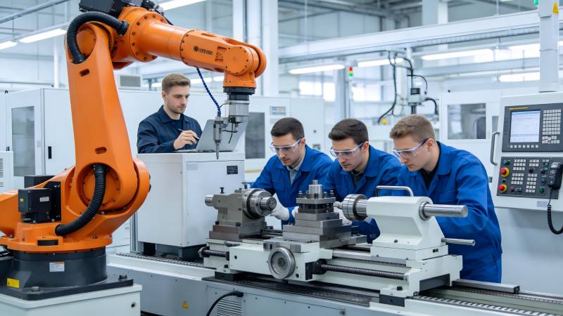 智能制造实训现场图片