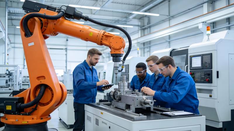 智能制造车间图片