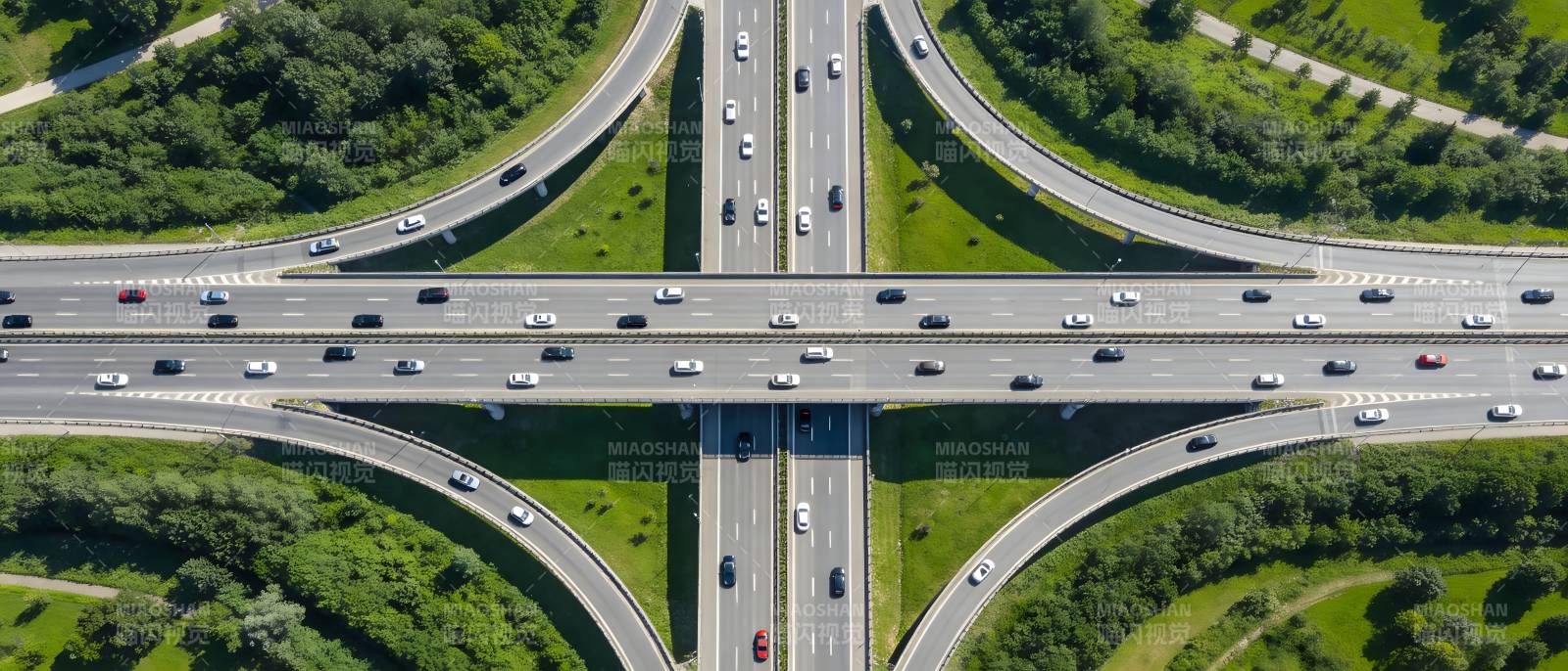 立交桥俯瞰图图片