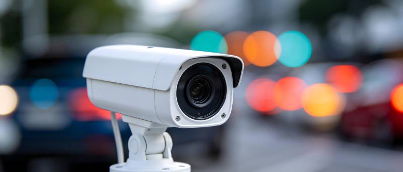 城市监控摄像头图片