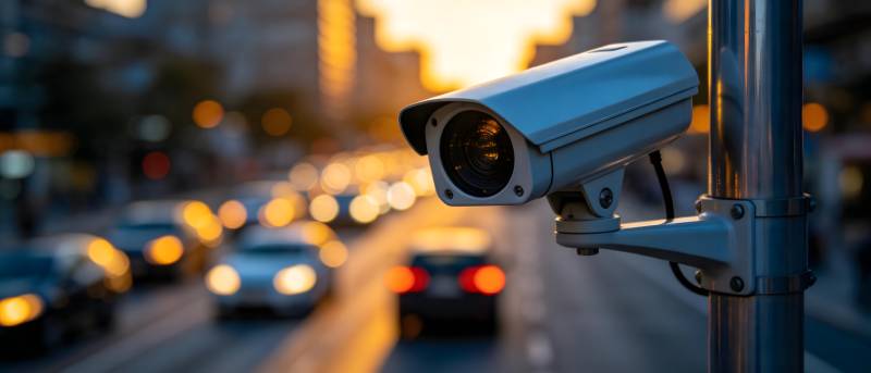 城市监控摄像头图片