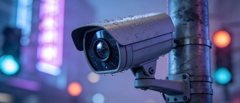 夜视监控摄像头图片