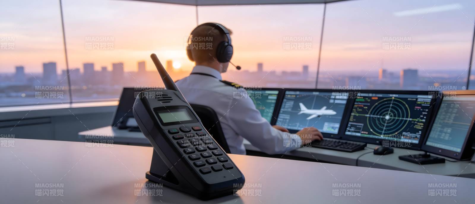 空中交通管制员图片