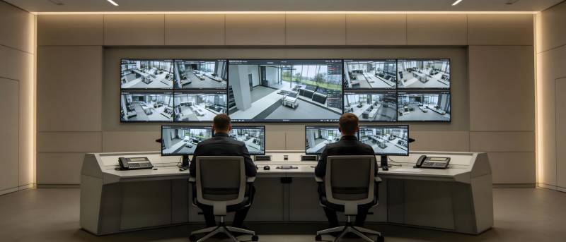 监控中心工作场景图片