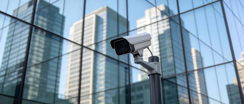 城市监控摄像头图片