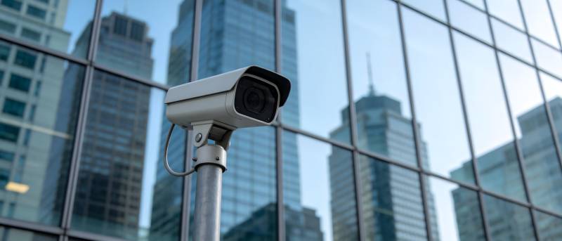 城市监控摄像头图片