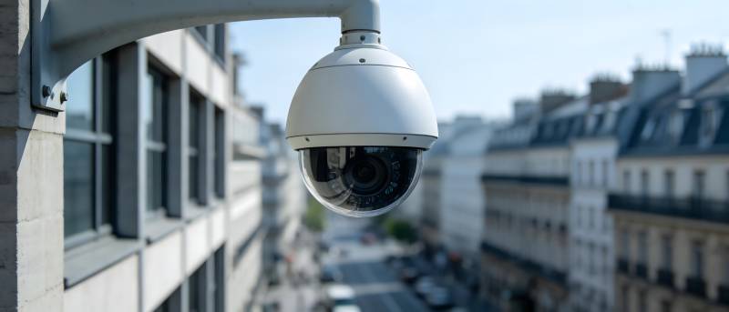 城市监控摄像头图片