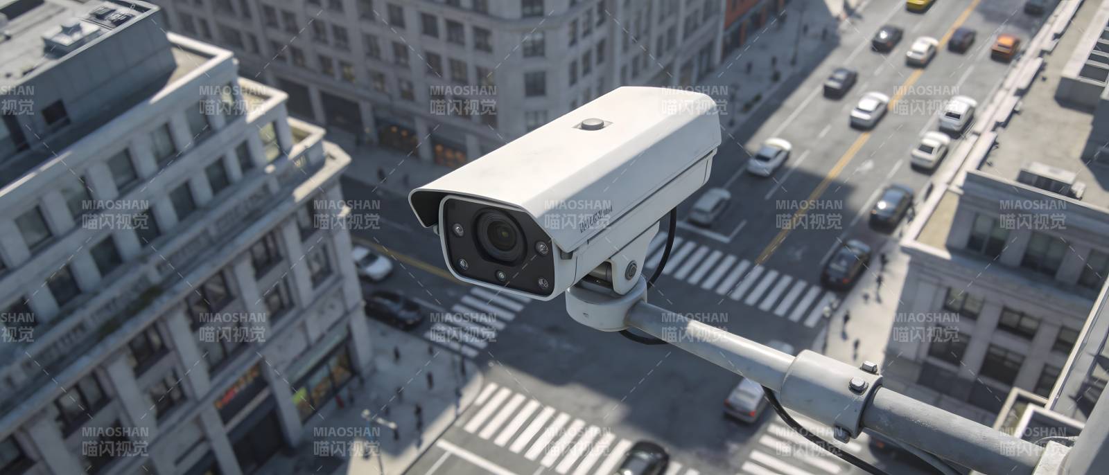 城市高空监控视角图片