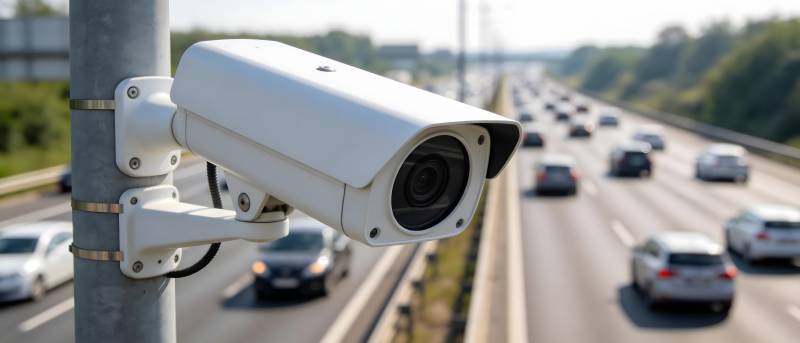 高速公路监控摄像头图片