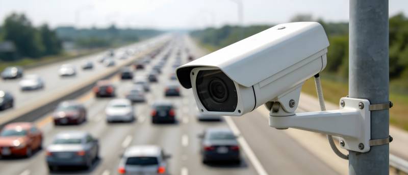 高速公路监控摄像头图片