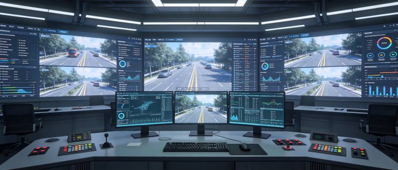 智能交通监控中心图片