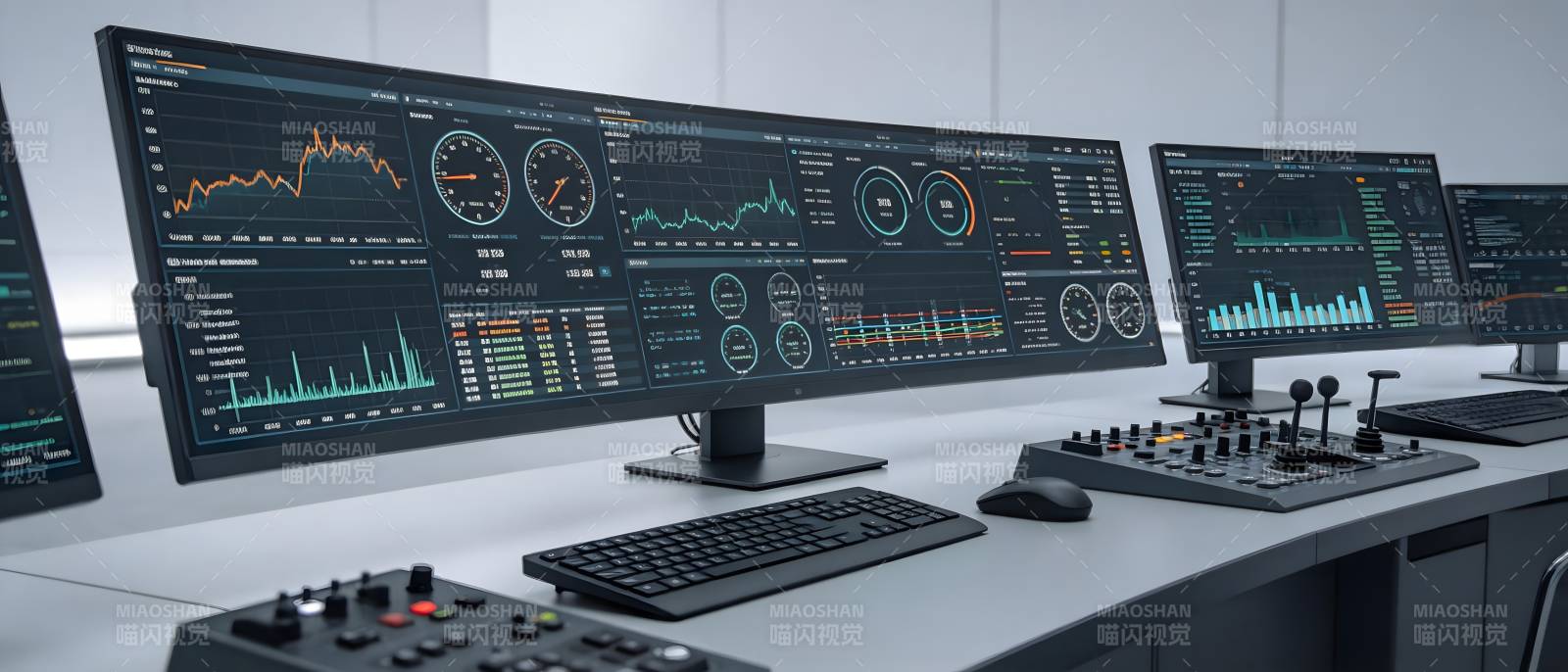 监控中心操作台图片