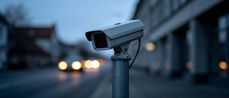 街道监控夜景图片