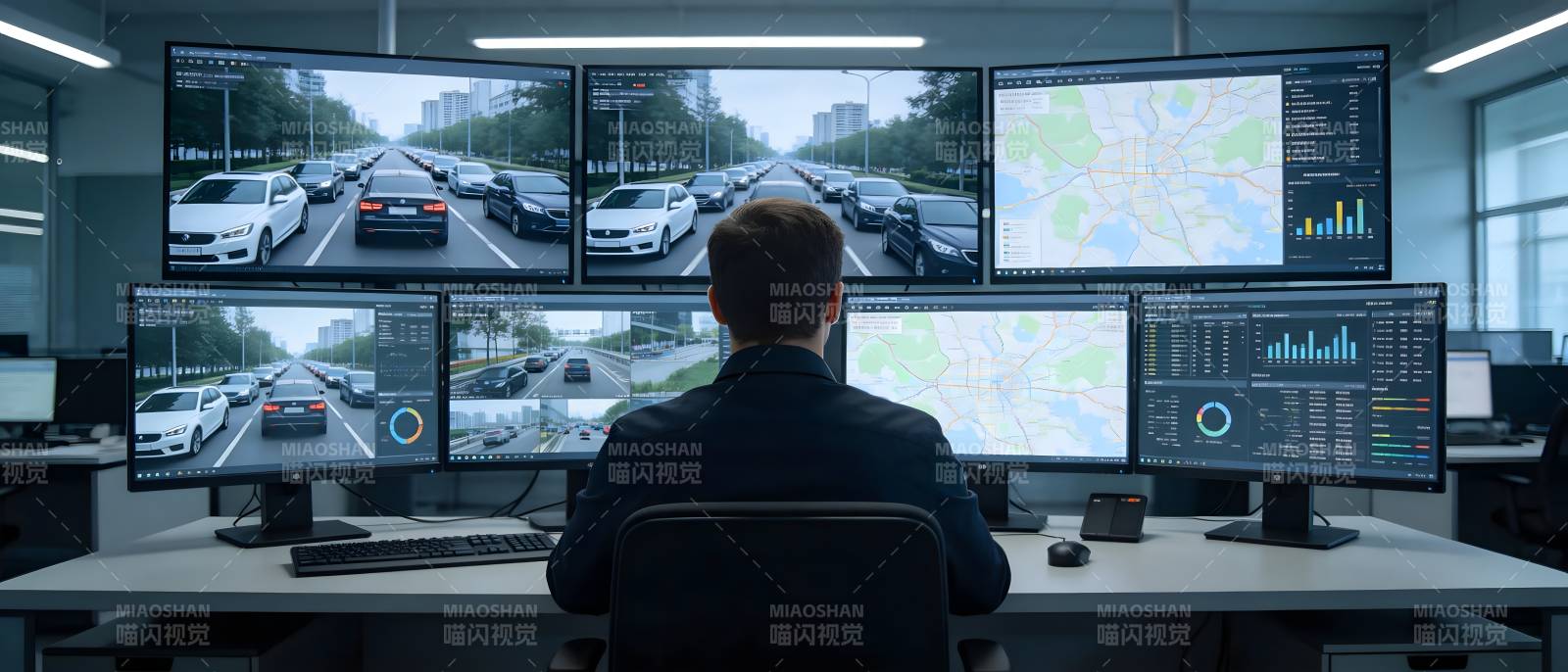 智能交通监控中心图片