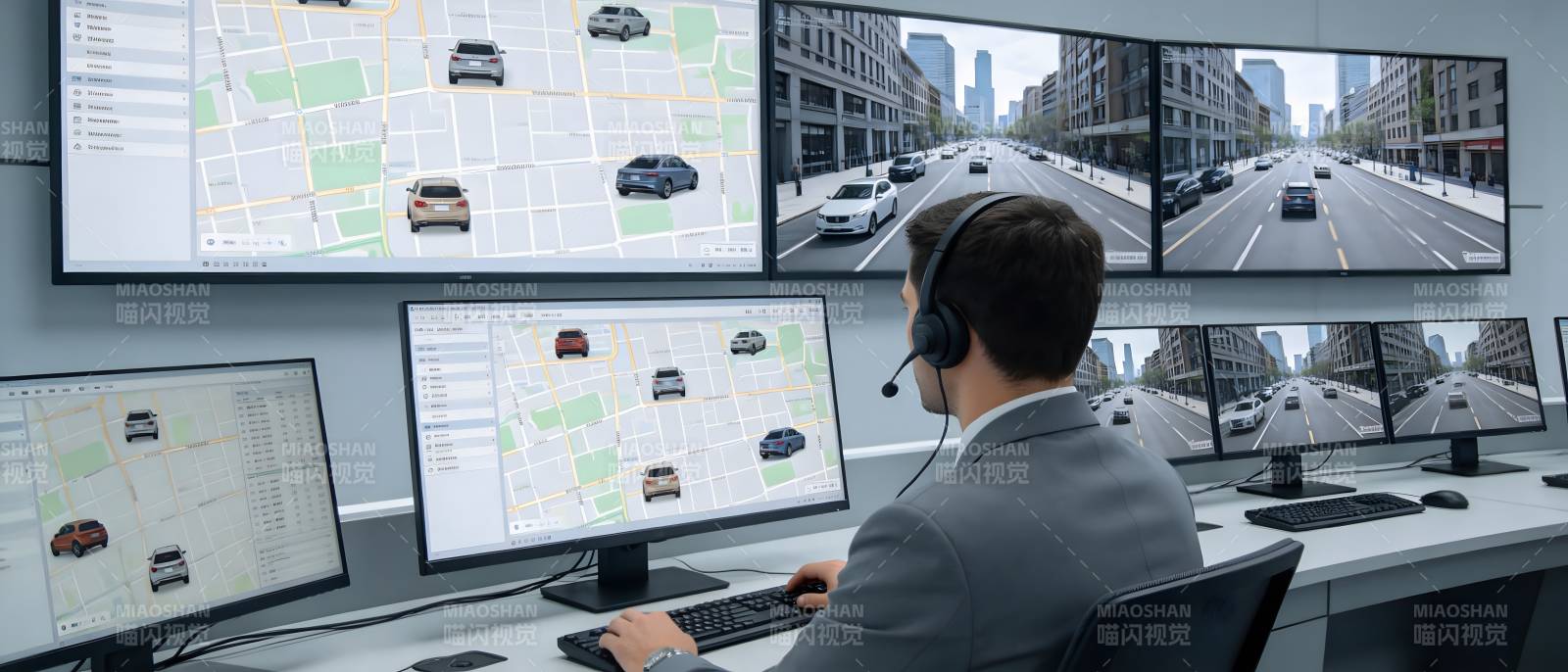 智能交通监控中心图片