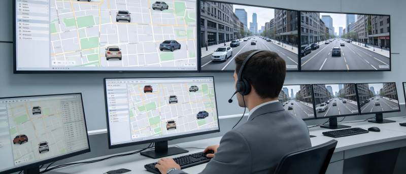 智能交通监控中心图片