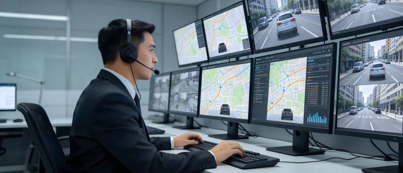 监控中心工作场景图片