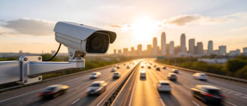 城市交通监控图片