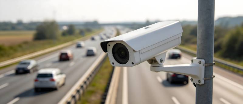 高速公路监控摄像头图片