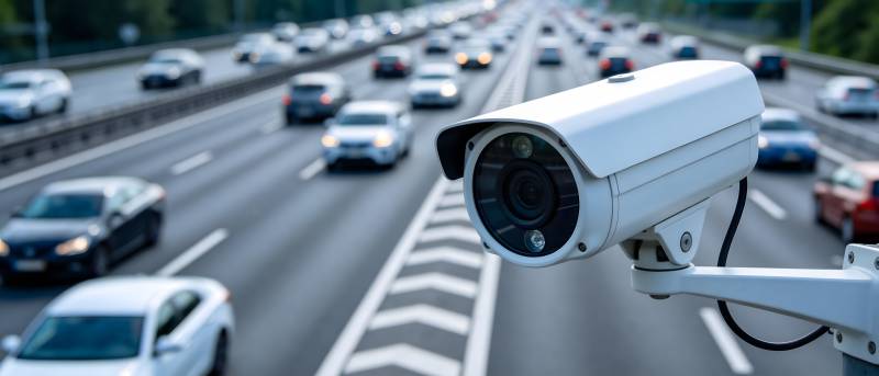 高速公路监控摄像头图片