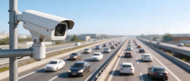 高速公路监控摄像头图片