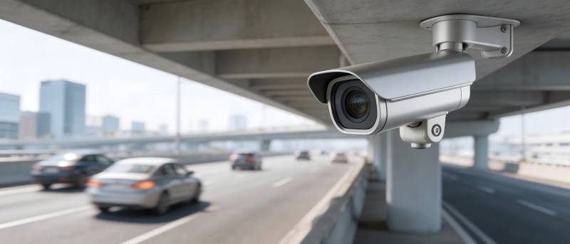 桥梁监控摄像头图片