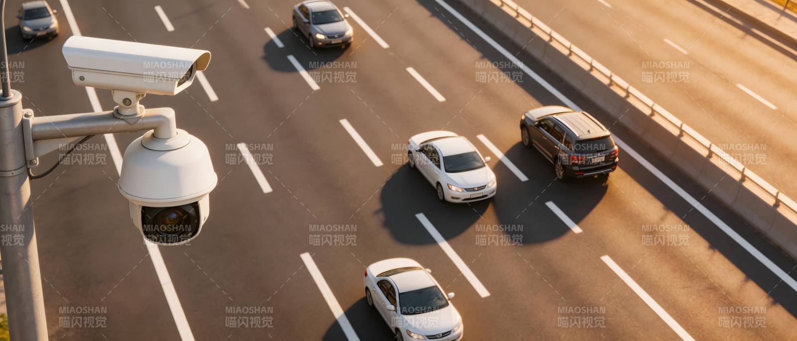 高速公路监控视角图片