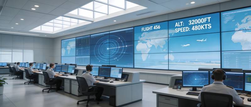 现代化航空控制中心图片