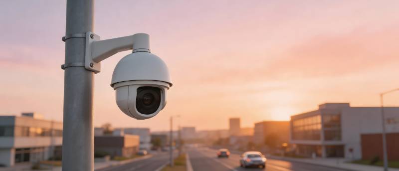 城市监控摄像头图片