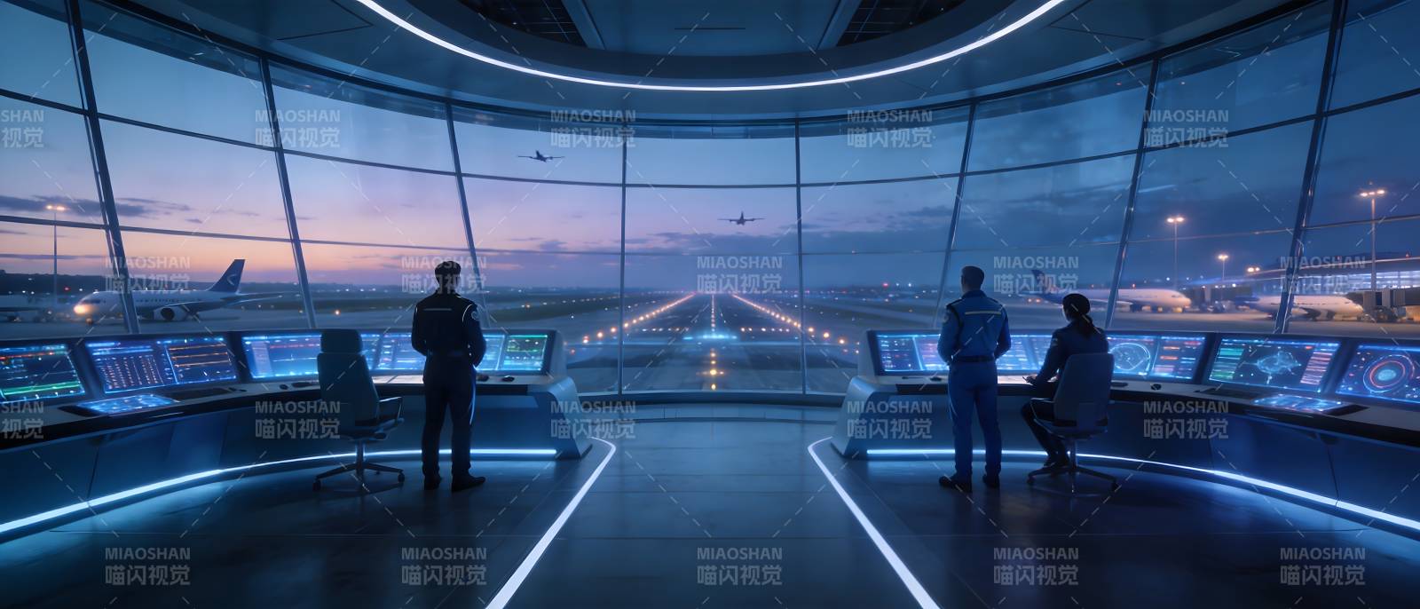 未来机场控制室图片