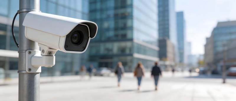 城市监控摄像头图片