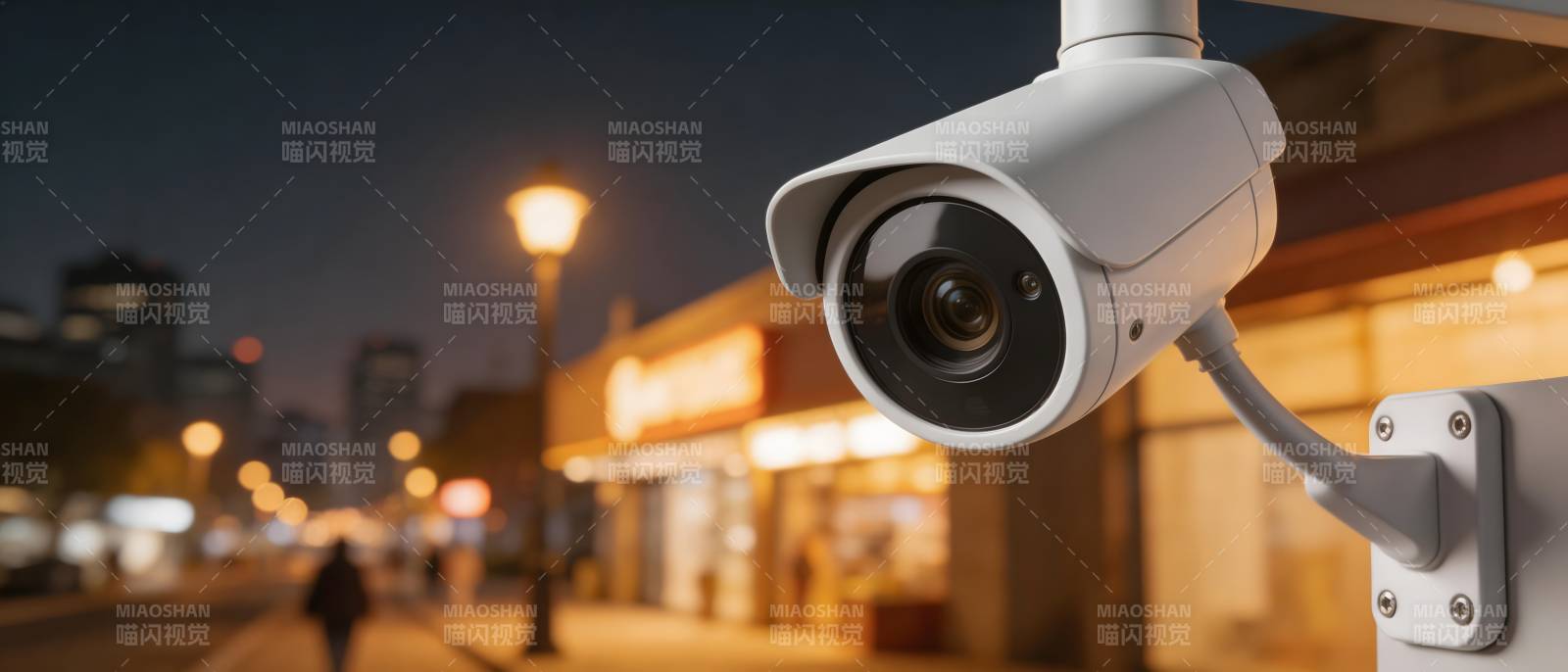 夜景监控摄像头图片