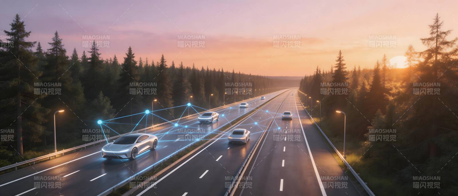 智能公路未来出行图片