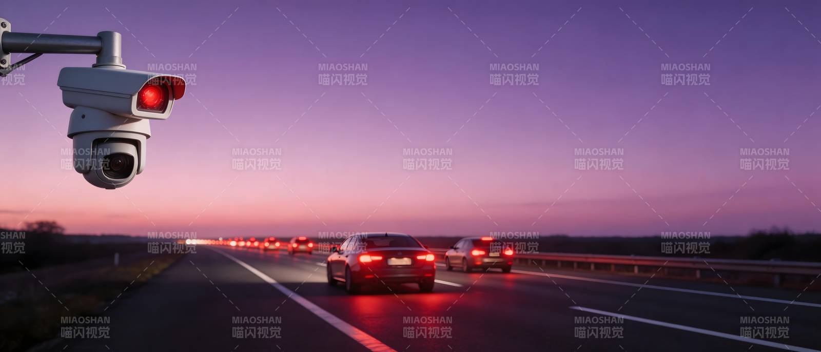 高速监控夜景图片