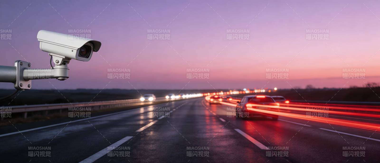 高速监控夜景图片